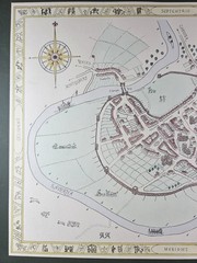 BROTHER CADFAEL SHREWSBURY MAP 1990 JOHN GARNONS WILLIAMS MEDIEVAL STYLE HISTORY