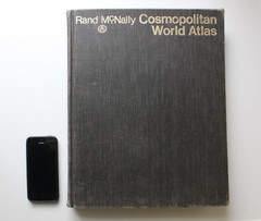 Vintage Rand McNally Cosmopolitan World Atlas 1972 Maps Globe World US Hardback