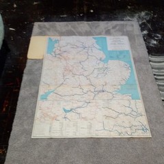 Stanford’s Inland Cruising England vintage 1965 (8 Miles – 1 inch)