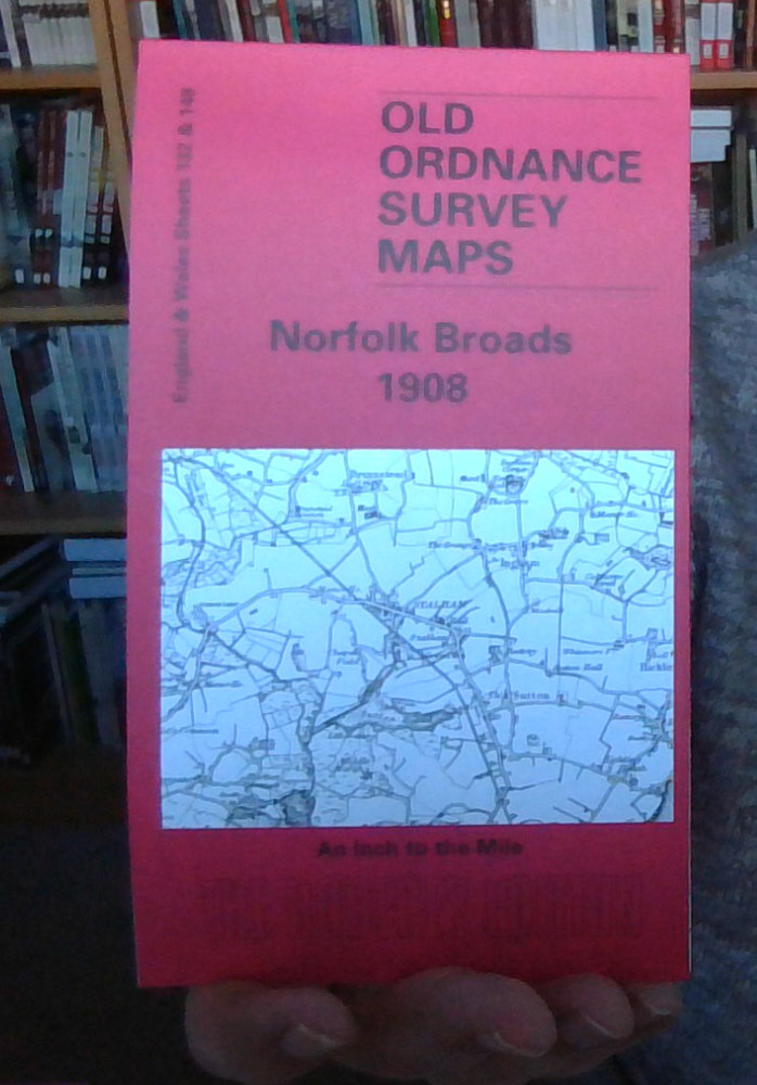 MAP OF Norfolk Broads 1908 One Inch Sheet 132/148 by Robert Malster NEW