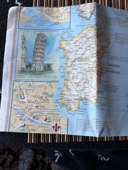 National Geographic June1970 Map Traveler’s Map of Italy Vintage Please See PICS
