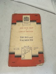 Vintage Ordnance Survey Map Of Great Britain Sheet 190 Truro And Falmouth Paper
