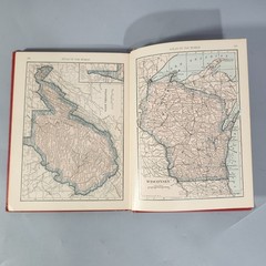 Hammond Handy Atlas of The World 1932 HC Book Color Maps Hammond Company 8″x6″