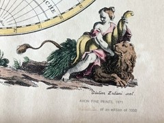 Il Mappamondo o sia Descrizione Generale del Globo 1774 Reprint 1971 World Map