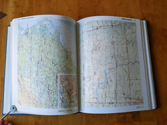 The Grolier Atlas of North America and The World 1986 Hardcover
