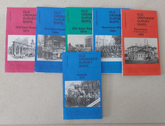 6 x Old Ordnance Survey Maps Peckham Old Kent Road Hounslow Spring Grove