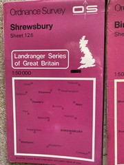 Job Lot 7 O/S Ordnance Survey Maps Mixed Bundle Midland region