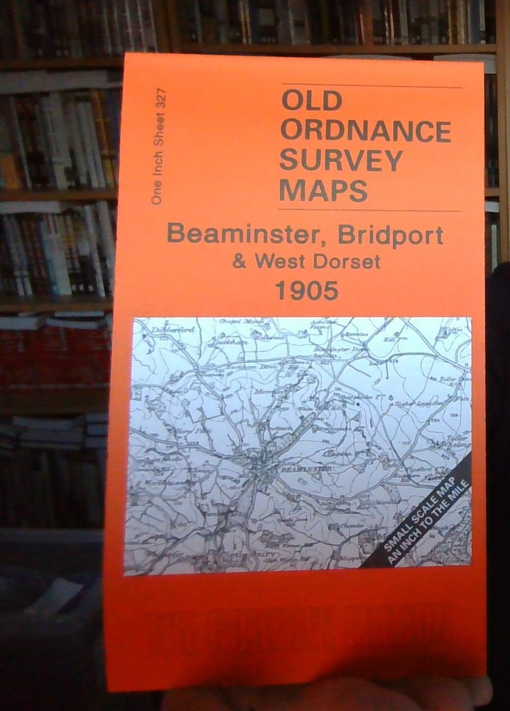 MAP OF Beaminster, Bridport & West Dorset 1905 One Inch Sheet 327 NEW