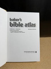 Baker’s Bible Atlas Hardcover Revised Edition by Charles F. Pfeiffer