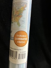 RAND MCNALLY SIGNATURE UNITED STATES WALL MAP – LAMINATED **BRAND NEW**