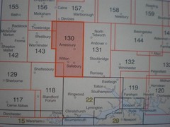 7 MAPS, 118 130 131 143 SHAFTESBURY SALISBURY ROMSEY EXPLORER ORDNANCE SURVEY OS