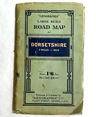 5 x assorted Dorset Ordnance Survey Geographia maps Dorchester & Bournemouth
