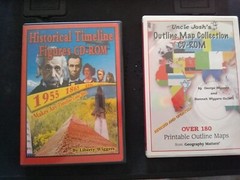Uncle Josh’s Maps and Timeline supplements, Atlases and CD-ROMS