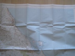 Ordnance survey map Landranger series Berwick-upon-Tweed sheet 75 scale 1:50 000