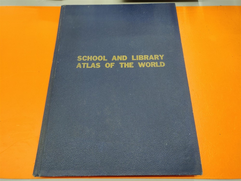⭐️⭐️⭐️⭐️⭐️ Vintage 1964 School and Library Atlas of the World – Fred W. Foster