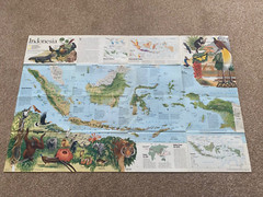 National Geographic Map Indonesia February 1996