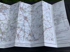OS Ordnance Survey Landranger Map 153 Bedford, Huntingdon & area – 1992