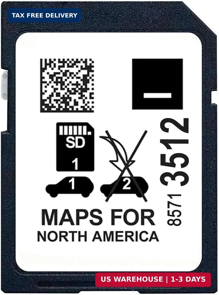 8571 3512 GPS Navigation SD Card – Updated Maps for USA, Canada, and Mexico | Co