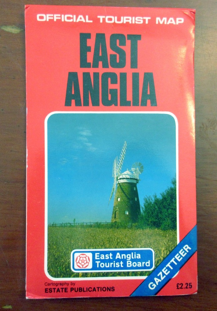 Gazeteer’s “Official Tourist Map East Anglia”