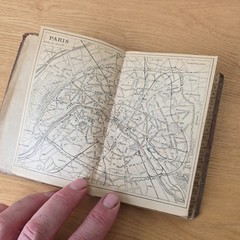 Antique Plan de Paris par Arrondissement, Guilmin, Guide Book Maps Complete