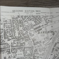 Alan Godfrey Old Ordnance Survey Maps Darlaston King’s Hill & Bescot 1901 Pair