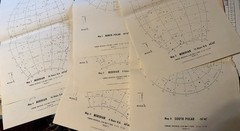 1968 Edmund Universal Star Maps With Booklets in Good Condition