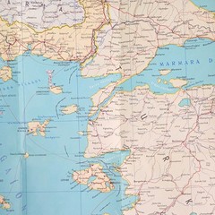 Hellas – Greece Map • N & K Gouvoussis (1966).