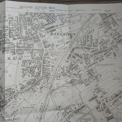 Alan Godfrey Old Ordnance Survey Maps Darlaston King’s Hill & Bescot 1901 Pair