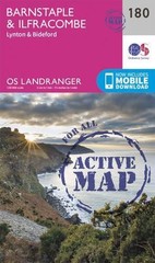 Barnstaple & Ilfracombe, Lynton & Bideford (Map) OS Landranger Active Map