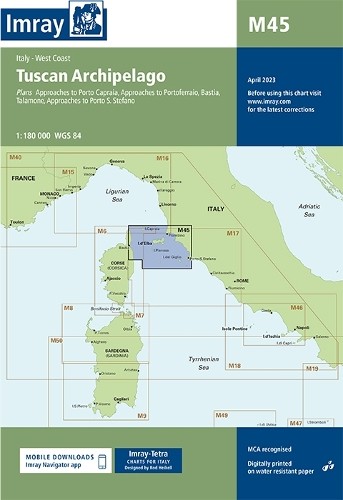 Imray M Series M45 Tuscan Archipelago (Map) (UK IMPORT)