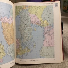 Rand McNally Premier World Atlas 1967 oversized Coffee Table Book Reference