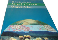 Rand McNally New Universal World Atlas (1994 Hardcover, DJ) HOMESCHOOLING AA11