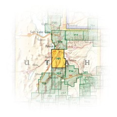 Wasatch Front South Map (National Geographic Trails Illustrated No Results