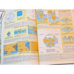 Huge Britannica World Atlas International (1968, Hardcover)