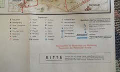 Vintage 1968 Map of the Pfalzerwald Nature Park – RV Nr.15 – inc Walk Directory