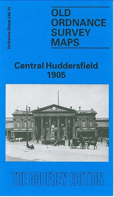 Central Huddersfield 1905 Yorkshire sheet 246.15 by