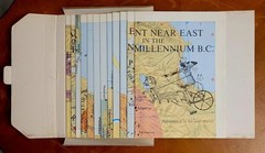 Illustrated Wall Maps of the Bible, Carta, full set 12 maps +1 gift, 1980s.