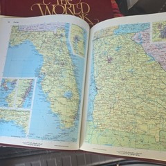 1986 Rand McNally Contemporary World Atlas Hardcover