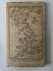 OS Ordnance Survey One Inch Cloth Map-Kidderminster-Sheet 130 1947-VG