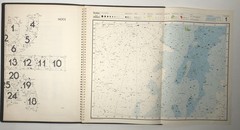 Vintage Large Sky Atlas 2000.0 Deluxe w/ Plastic Overlay Wil Tirion SPIRAL 1982