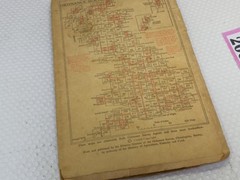 OS Ordnance Survey One Inch Cloth Map, of Taunton & Lyme Regis , Sheet 177 1957