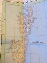 1988 Ordnance Survey Pathfinder Map 155 NG65/75 Arinacrinachd (incl Kenmore )