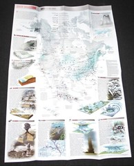 National Geographic Map – Natural Hazards of North America – 1998