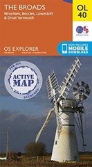 The Broads Wroxham, Beccles, Lowestoft & Great Yarmouth (Sheet map, folded)
