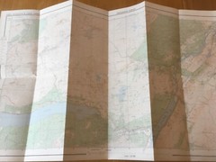 1979 Ordnance Survey Pathfinder Map NH 20/30 Fort Augustus and Loch Garry