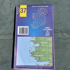 Bundle Of Discovery Series Irish OS 3 Maps # Galway 37, Donegal 3 & Kerry 78