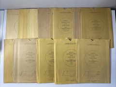 USGS TENNESSEE Geologic Quadrangle Maps Lot of 12 in Envelopes – Vtg Geology