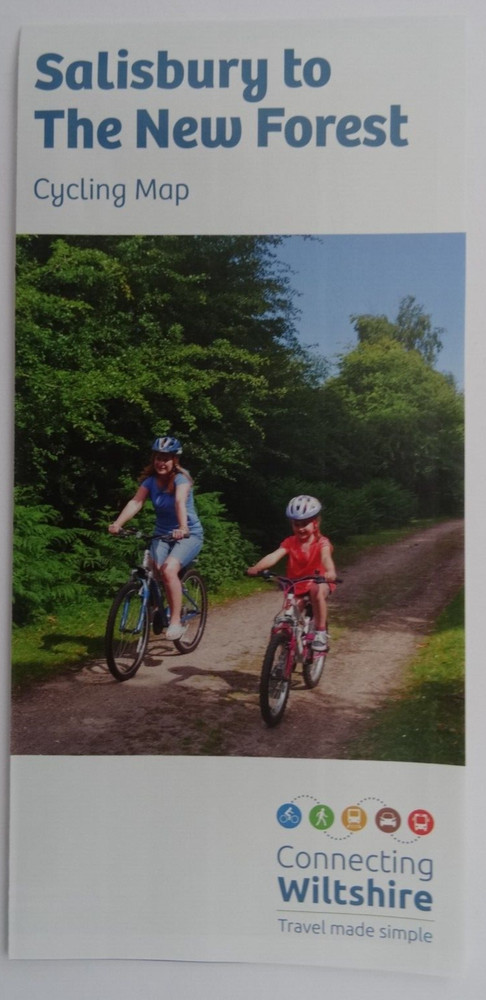 SALISBURY to The NEW FOREST Cycling Map. WILTSHIRE CYCLE WAY. 14.7 miles.