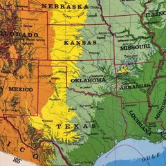 17″ x 22″ Rand McNally Markable Map of United States Two-Sided Pre-owned