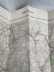 Vintage Ordnance Survey Map Sheet 153 Swansea
